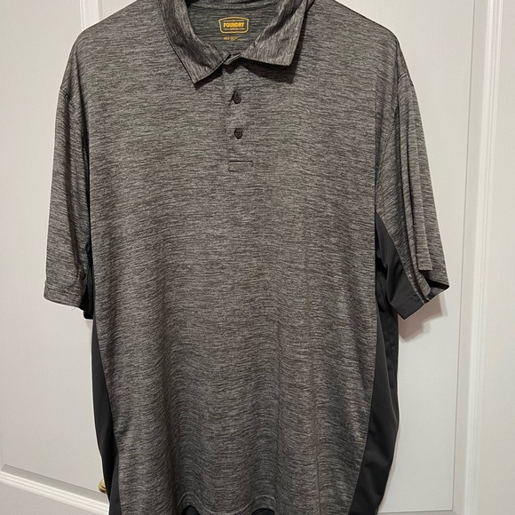 The Foundry Supply Co. Men's Black Polo Shirt - Picture 1 of 10
